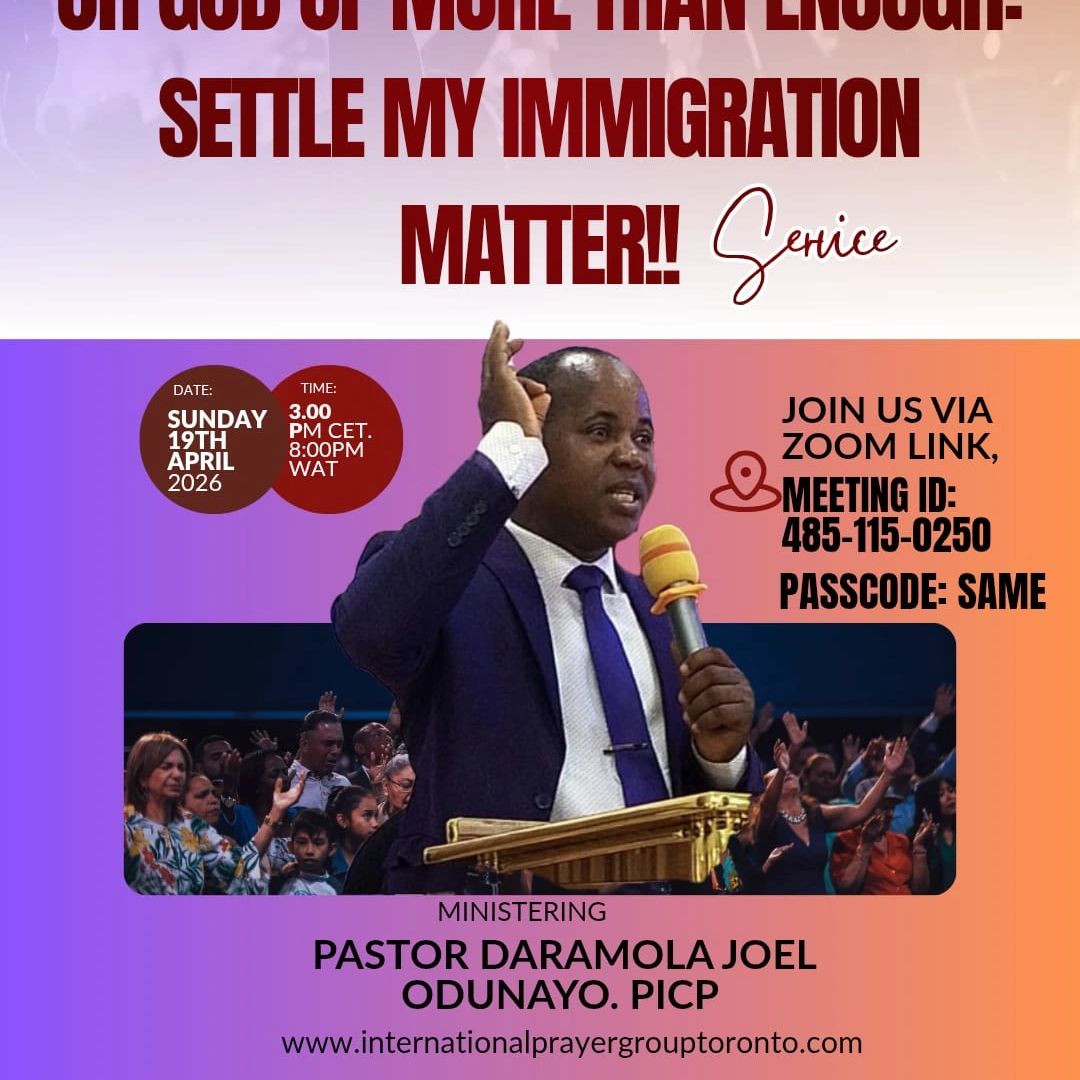 PRAYER FOR IMMIGRATION MATTER
