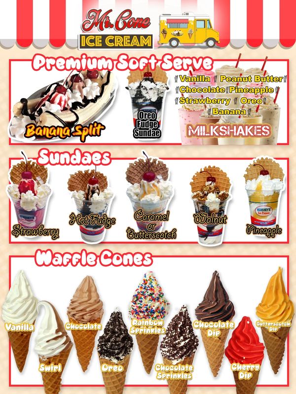 soft serve ice cream truck rental