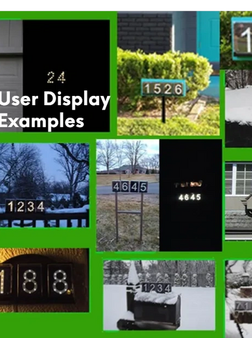 Examples of User's display
