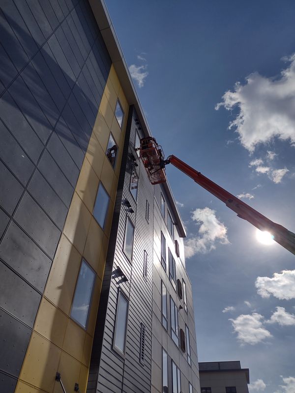 Penfield Window Cleaning job site in Monroe County, NY
