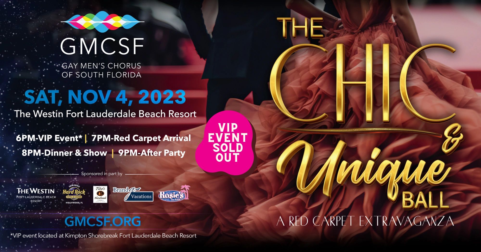 VIP Event Sold Out For Gala Fundraiser on November 4