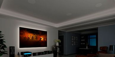 Surround sound and sound receivers and amplifiers configuration