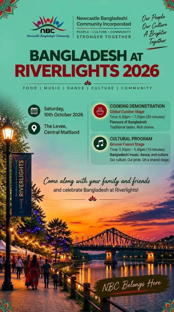 Celebrate Bangladesh at Riverlights 2026 with food, music, dance, and culture.