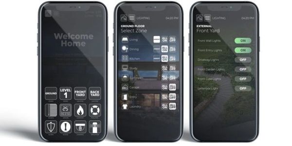 Smart home phone app