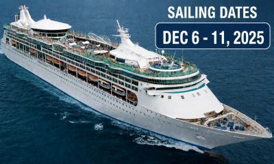 Cruise ship sailing December 6-11, 2025.