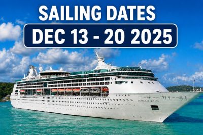 Cruise ship sailing from Dec 13 to 20, 2025.