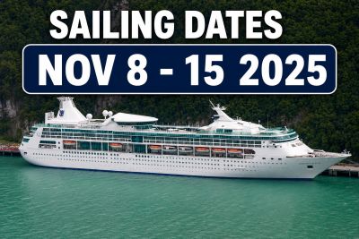 Cruise ship sailing from Nov 8 to 15, 2025.