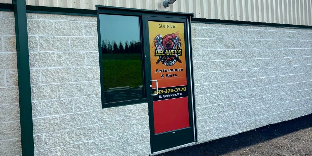 cecil county md performance shop office door wrap
