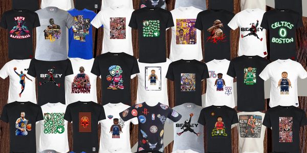 nuestra colección de playeras divertidas inspiradas en KOBE MJ y todo el basket 