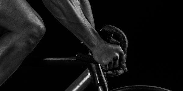 Rider on bicycle