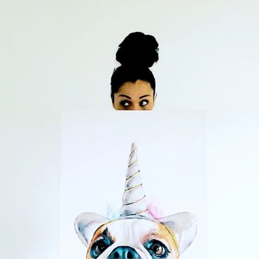 BULLDOGS
UNICORN 
UNIBULLY 
PET PORTRAIT ARTIST
VANCOUVER
PET BLOGGER