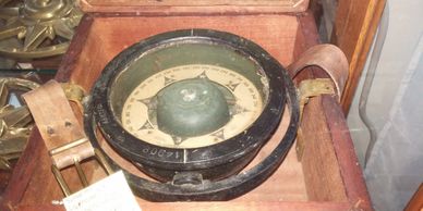 vintage sea captains compass