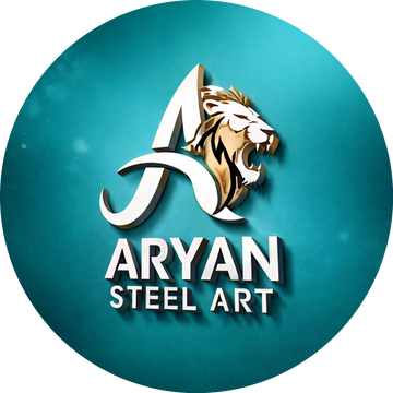 Aryan Steel Art' logo
