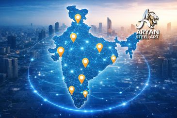 Aryan Steel Art provides stainless steel fabrication and design services across India