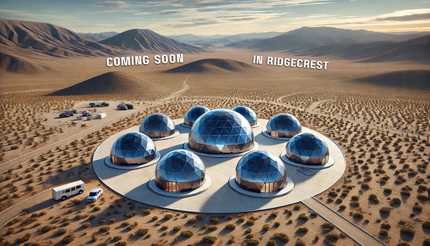 First Ever Mass Domes site being built in Ridgecrest,  CA