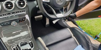 Garage Auto Detailing completed interior detailing on Mercedes Benz AMG c63 - Garahe Auto Detailing
