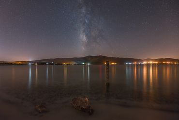 Milky Way Over Lake Salda Burdur Türkiye