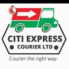 Logo of Citi Express Courier Ltd with a red and green truck icon.