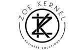 Logo for Zoe Kernel Business Solutions with stylized initials.