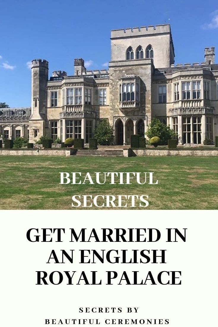 Get Married In An English Royal Palace - 