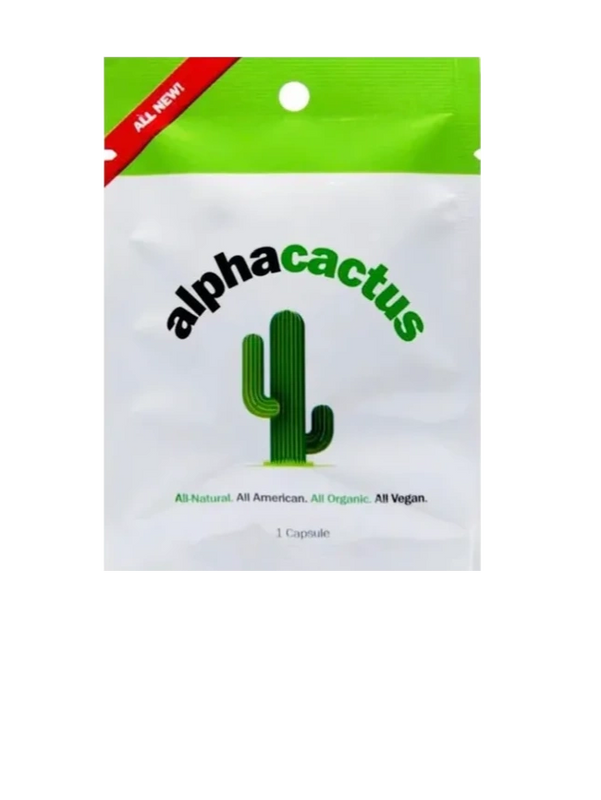 Alpha Cactus all-natural male enhancement and performance supplement 