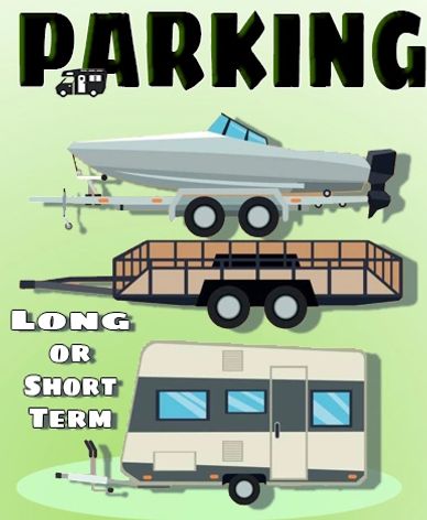 outdoor parking for boats, rvs, trailers, over size equipment. short or long leases available