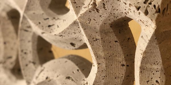Italian Travertine 3D CNC design -ALHADEER MARBLE & STONE FACTORY - SHARJAH - DUBAI/ الهدير للرخام