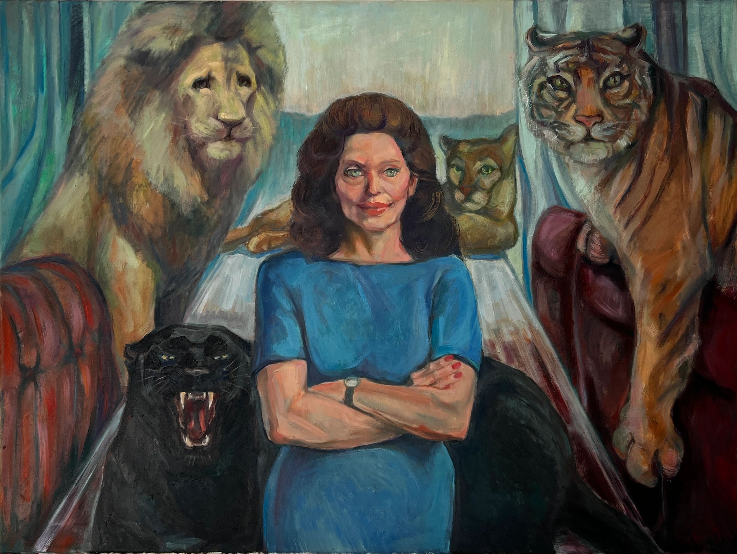 Portrait of Christine Lynn. 