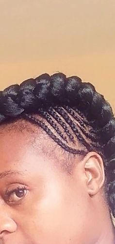 Mohawk cornrows 