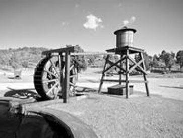 Picture of waterwheel, which dates back to 4000 BC