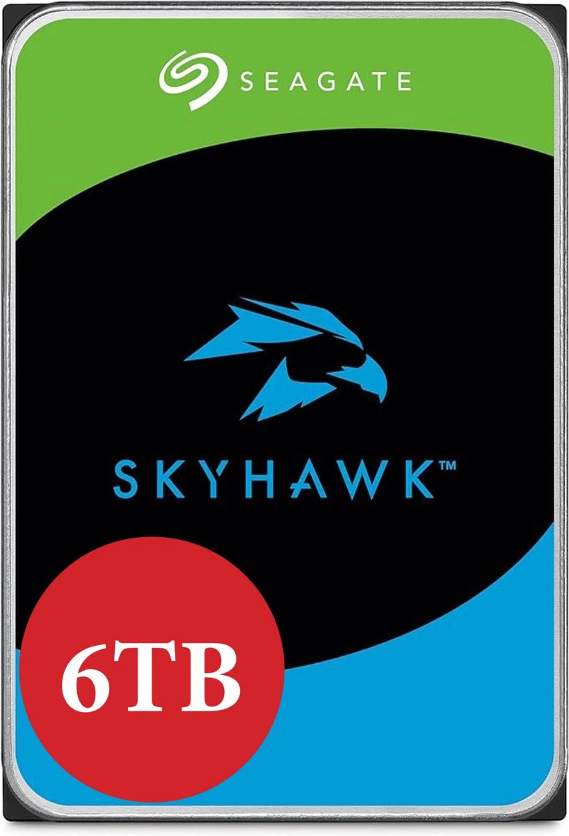 SEAGATE : SKYHAWK,3.5INCH ,6TB HDD