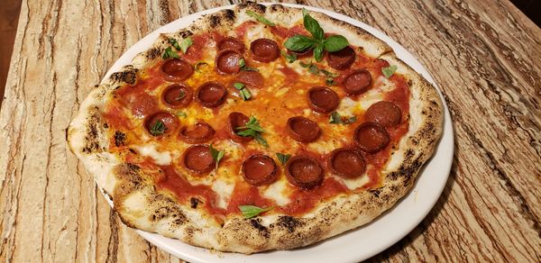 #pizza #pizzaparty #pepperonipizza #pepperoni #sanmarzano #tomatoes #mozzarella  