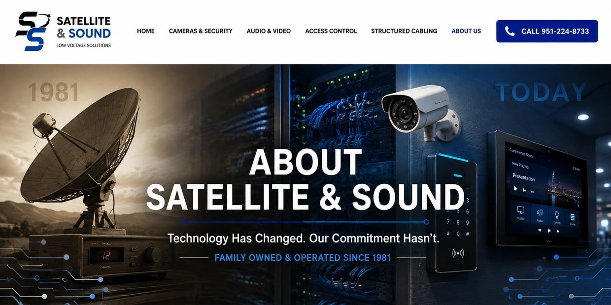 Satellite &amp; Sound technology evolution from 1981 to today.