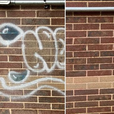 Brick Graffiti Removal