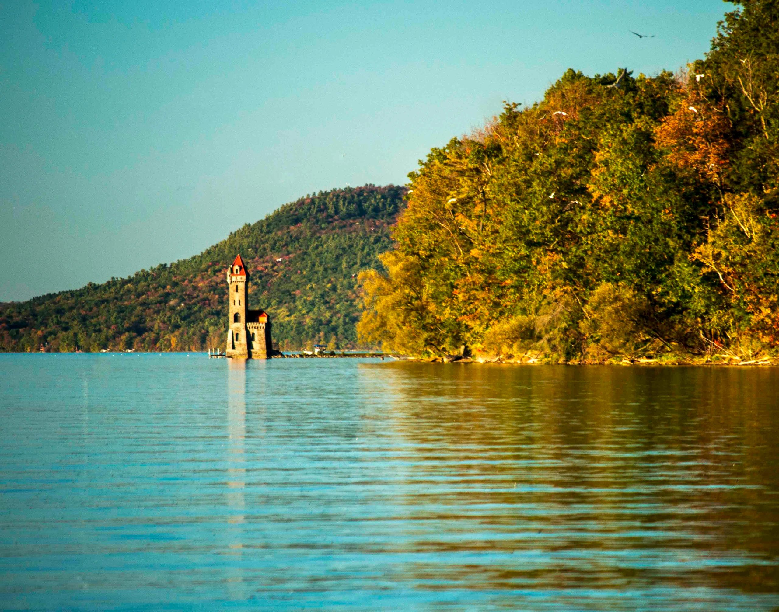 Kingfisher Tower on Otsego Lake's Point Judith