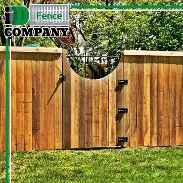 wooden gate. nampa fence, fence installers near me