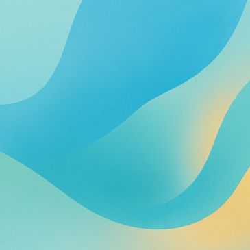 Soft abstract waves in blue and yellow hues.