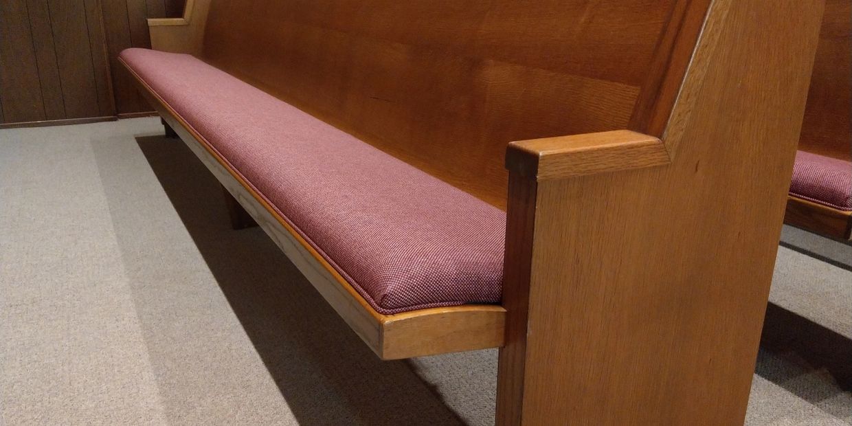 deluxe pew form cushion