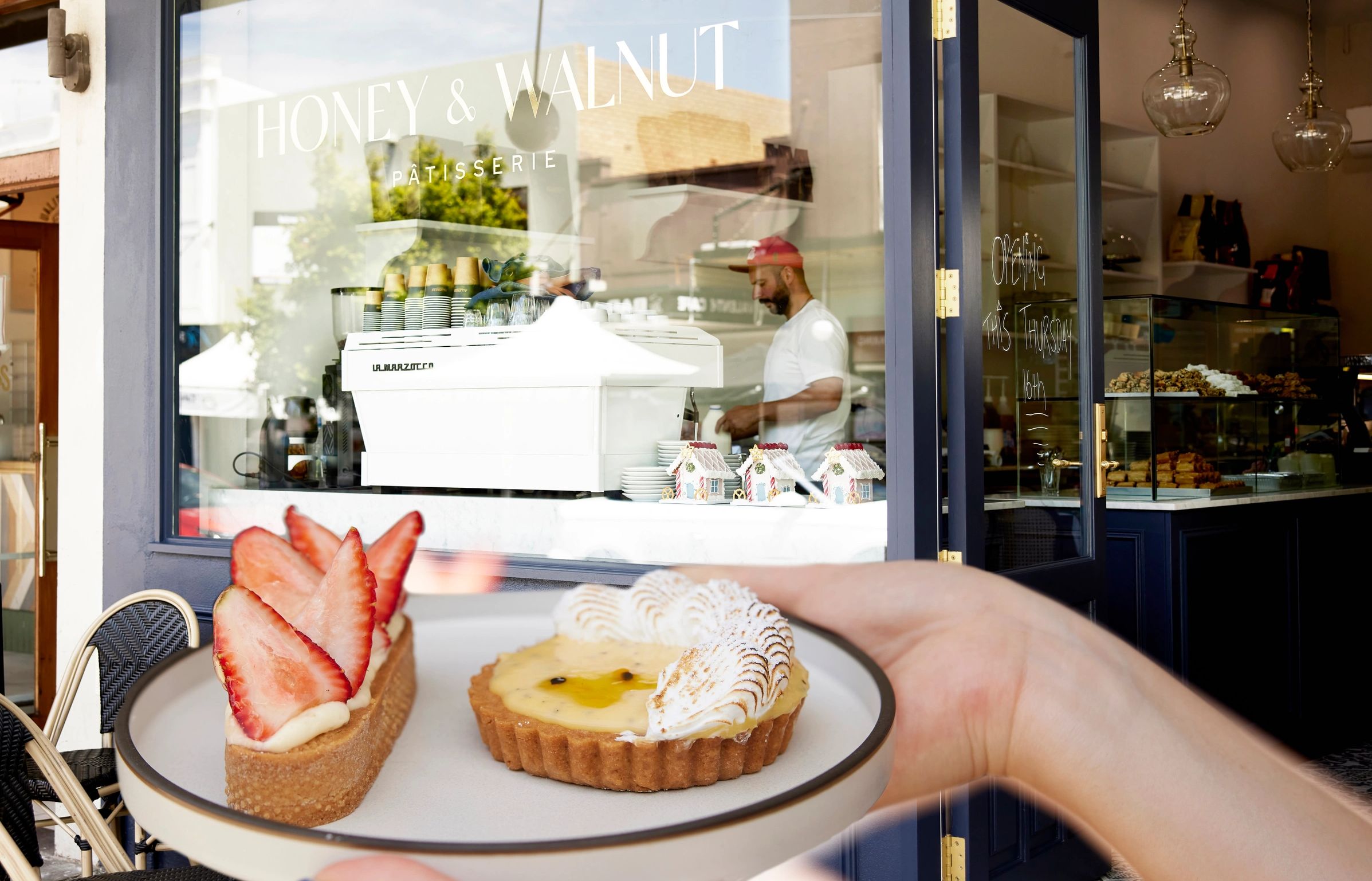 Freshly baked tarts