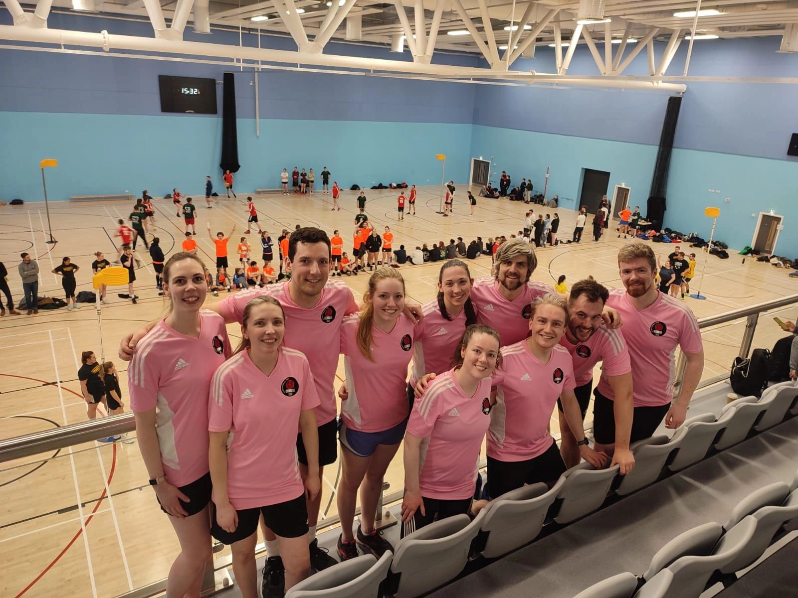 Glasgow Korfball Club members at training