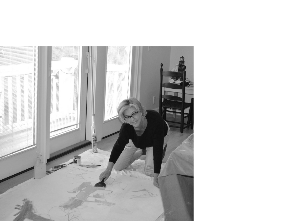 Bettina in her studio