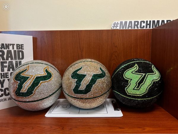 Bling Basketball for University of South Florida Womens Basketball Team Media Day