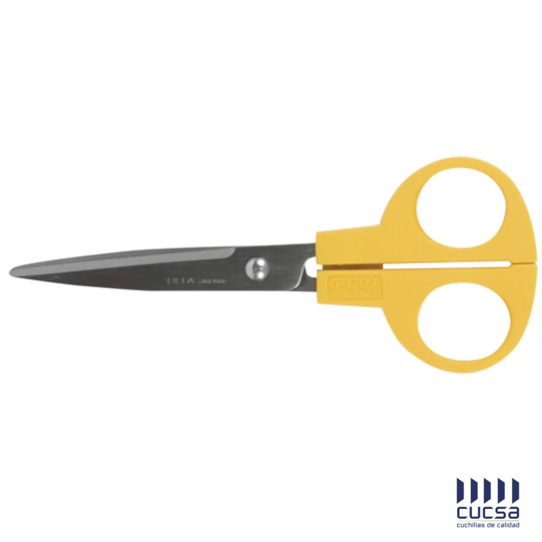 Ciseaux Multiusages OLFA - Acier Inoxydable - Lames Crantées - Pour Droitiers Et Gauchers