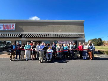 Picture of our team of employees in front of Veterans Center For Independent Living