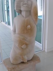Sculpture by Antone Bruinsma ‘Ecstasy of Adam' carved from Helidon freestone