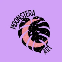 Moonstera Art and Crochet 