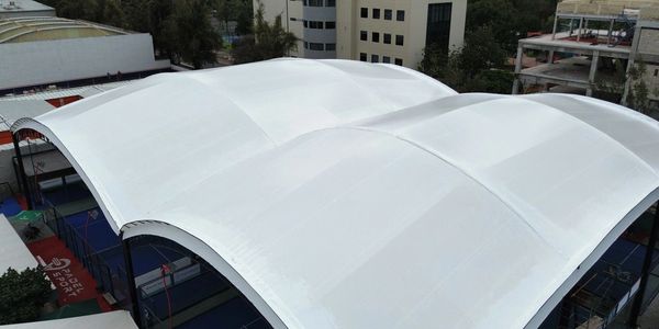 Cubierta para 6 canchas de Padel