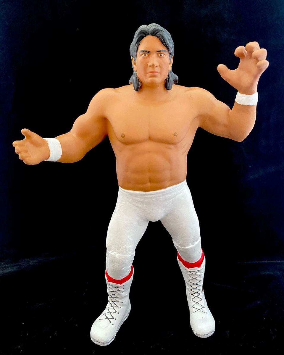 Ricky the Dragon Steamboat Wrestlemania 3 LJN Custom Figure