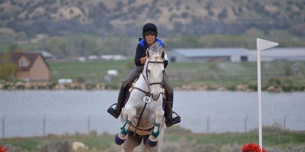 Coach Sheila & CWF Charlie competing at Skyline Horse Park Horse Trials