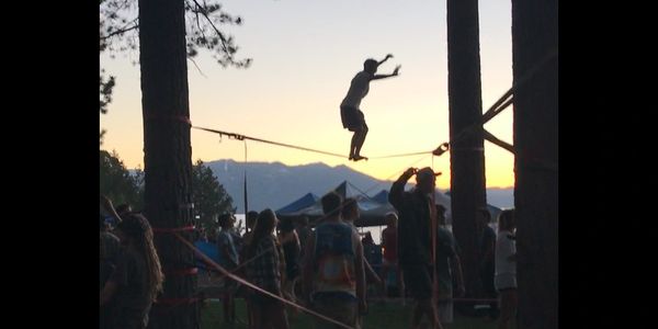 M Dixon 2019 Tahoe Pnoto slack line balancing man